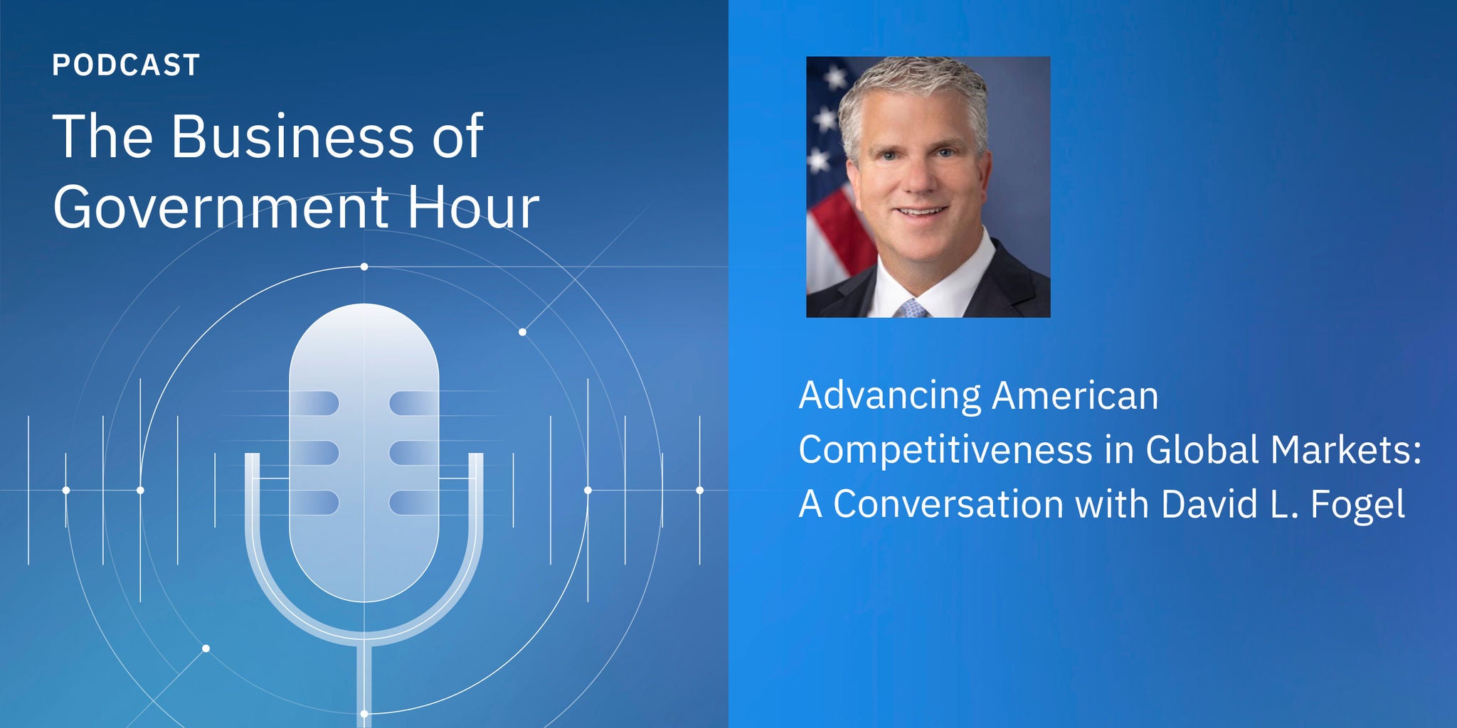 The Business of Government Hour Podcast artwork of Laura Stanton